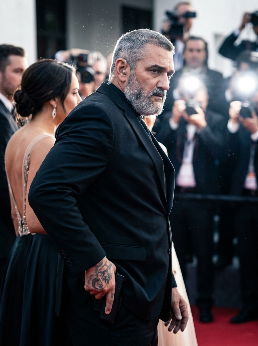 On detail — red carpet movement